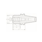 HQ BT40A Rhino Series  BHQBT40AHY12058M  BHQBT40AHY20120M - Big-tools Industrial Supply Tools for Metal Cutting